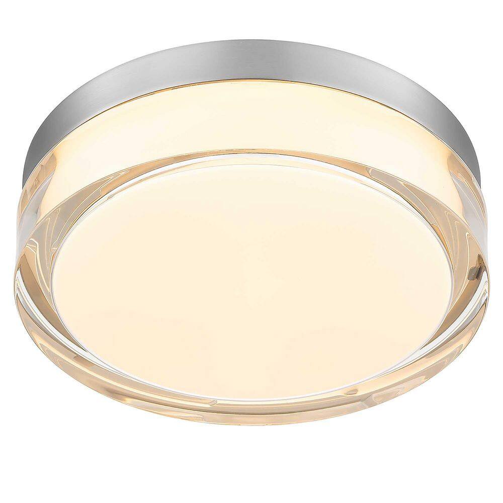 Stratified Glow 24-Watt Chrome Integrated LED Flush Mount Light 1500 Lumens price history on PriceWatchPro