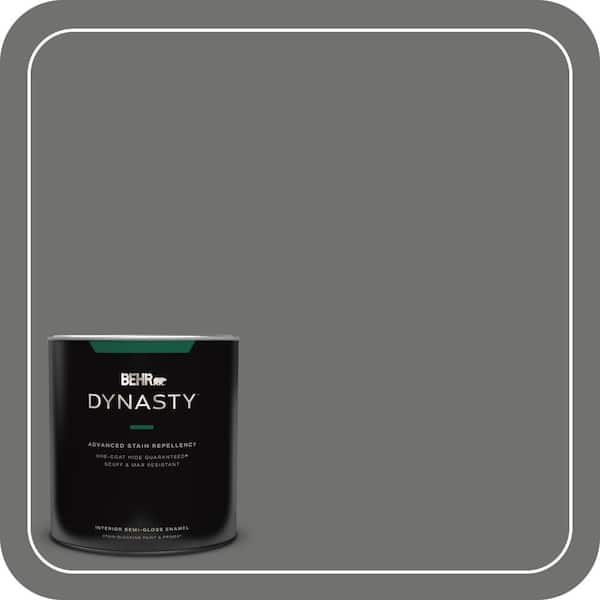 BEHR DYNASTY 1 qt. #MQ2-61 Magnet One-Coat Hide Semi-Gloss Enamel Interior Stain-Blocking Paint and Primer