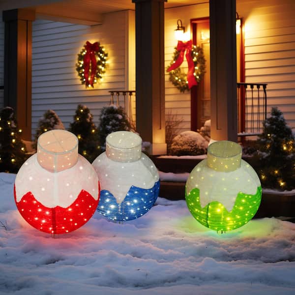 Reviews for VEIKOUS 35 in. Pop-Up Ornament Outdoor Christmas