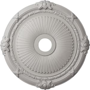 2-1/4 in. x 27-1/2 in. x 27-1/2 in. Polyurethane Heaton Ceiling Medallion, Ultra Pure White