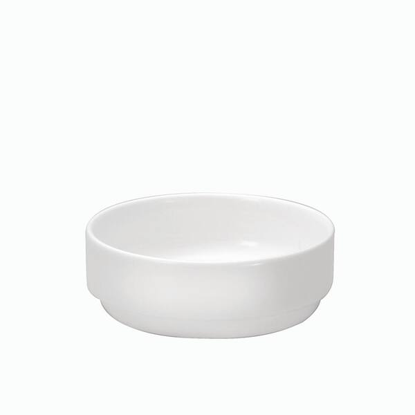 Oneida Montague 20.25 oz. Bone China White Stackable Bowls (Set of 36)
