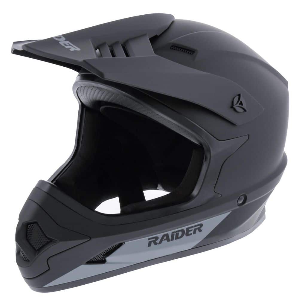 HEAD RADER マットブラック XLサイズ RAIDER Z8 ADULT MX HELMET BLK-XL 2190616 - The Home Depot