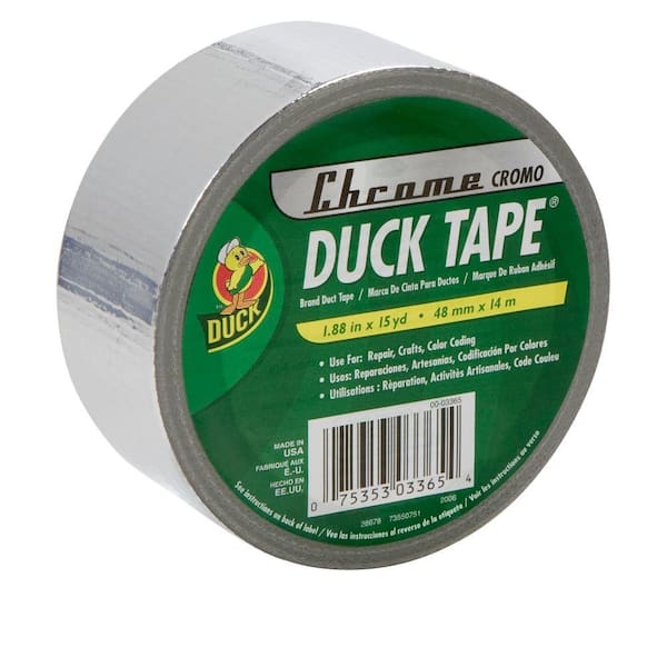 Duck 1-7/8 in. x 15 yds. Chrome All-Purpose Duct Tape