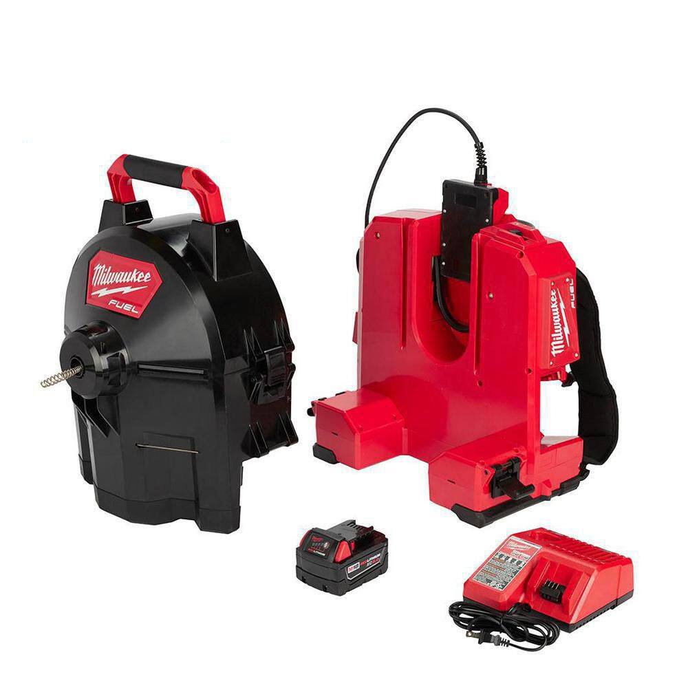 M18 Fuel 18-Volt Lithium-Ion Brushless Cordless Drain Cleaning 5/16 in. Switch Pack Sectional Drum System Kit price history on PriceWatchPro