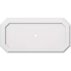 30 in. W x 15 in. H x 1 in. ID x 1 in. P Emerald Architectural Grade PVC Contemporary Ceiling Medallion