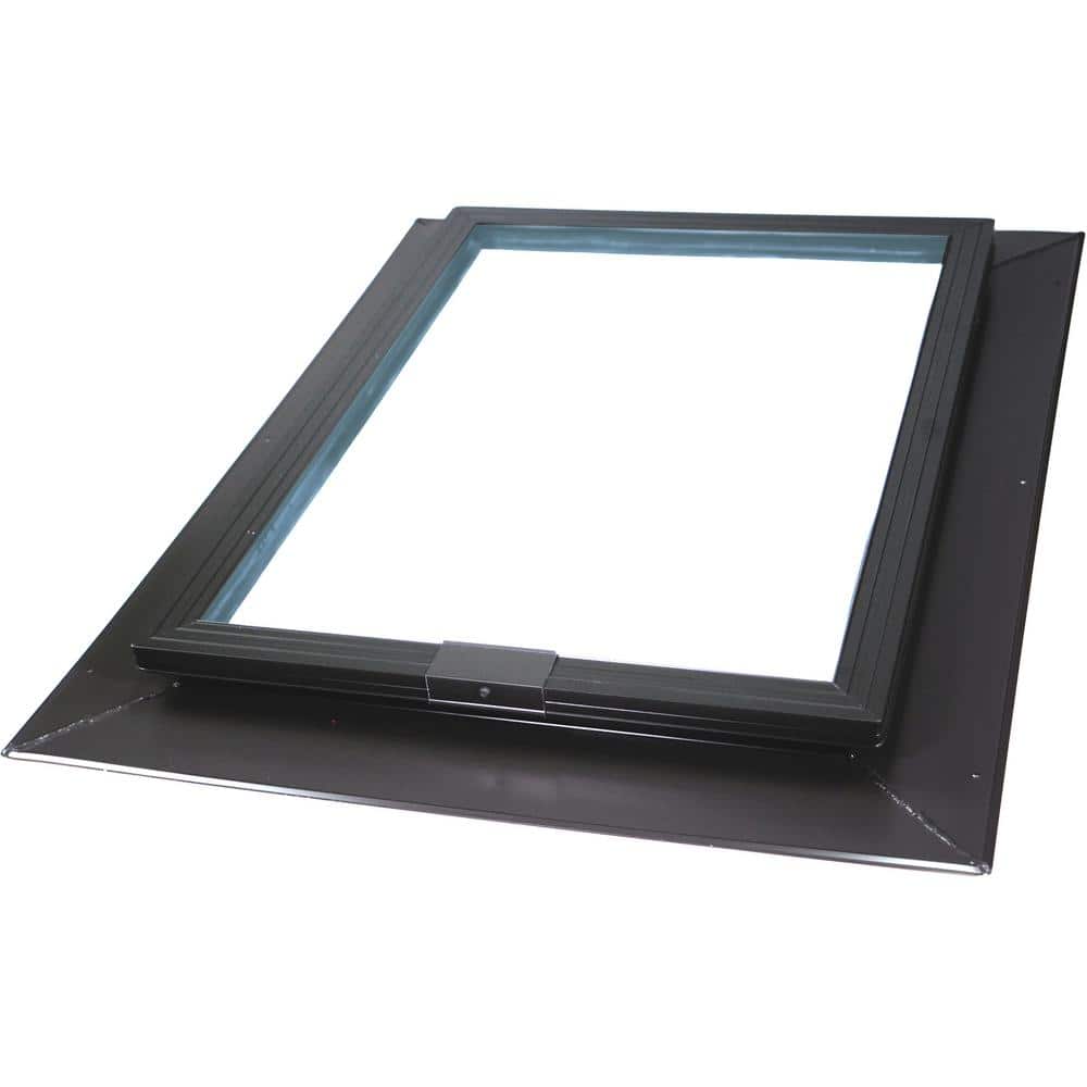 SUN-TEK 22-1/2 in. x 30-1/2 in. Fixed Self-Flashing Skylight with Tempered Low-E3 Glass -  FGC.2533.E-C.B