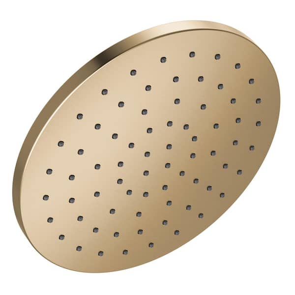 Bonacci 1-Spray Patterns with 2.5 GPM 10 in. Wall Mount Fixed Shower Head in Lumicoat Champagne Bronze