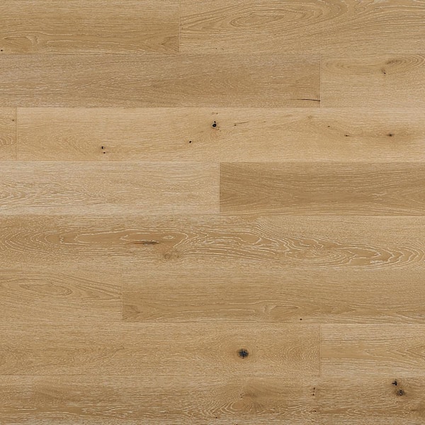 ASPEN FLOORING European White Oak Cottontail 5/8 in Thick x 7.5 in. W. x Varying Length Engineered Hardwood Flooring (809.7sq. ft./Plt)