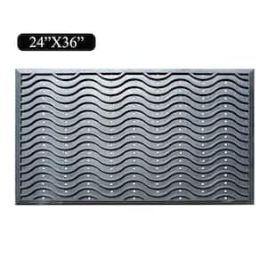 Rubber-Cal Eco-Drain 5/8 in. x 20 in. x 20 in. Black Interlocking Rubber  Tiles Commercial Floor Mat (16-Pack, 44.44 sq. ft.) 03-241-16pk - The Home  Depot