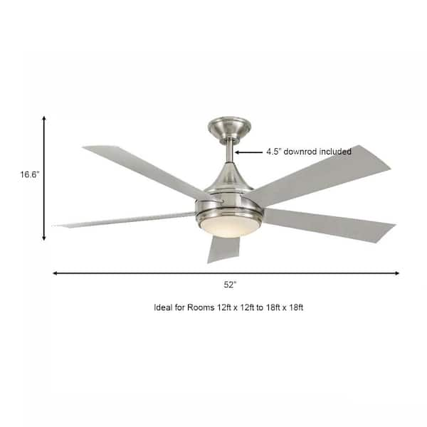 stainless steel ceiling fan home depot