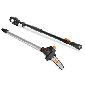  BLACK+DECKER 20V MAX Pole Saw, 8-Inch with Extra 4-Ah Lithium  Ion Battery Pack (LPP120 & LB2X4020) : Patio, Lawn & Garden