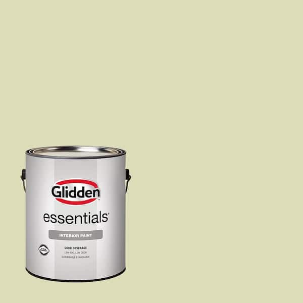 Glidden Essentials 1 gal. PPG1119-3 Beach Grass Flat Interior Paint