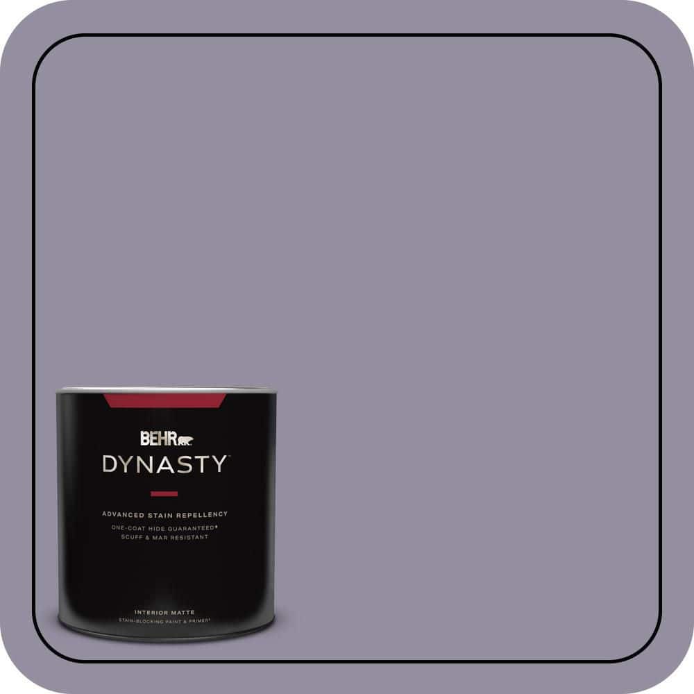 1 qt. #N560-4 Evening in Paris One-Coat Hide Matte Interior Stain-Blocking Paint and Primer price history on PriceWatchPro