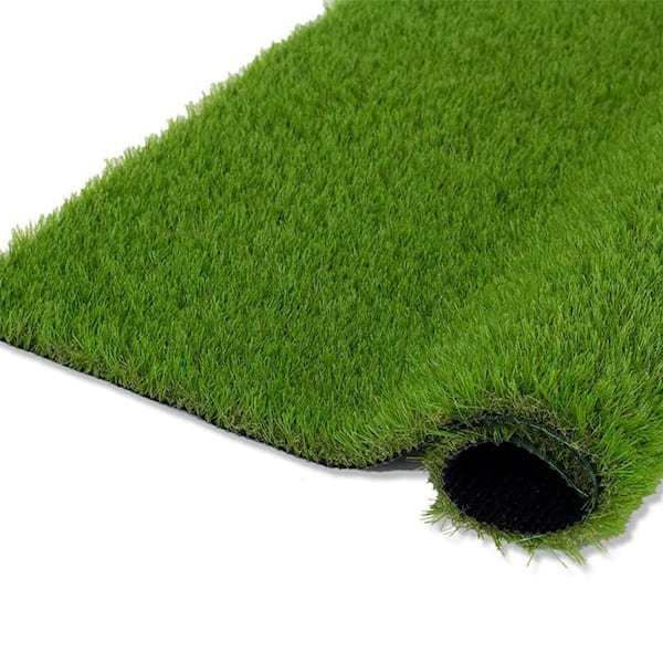 LITA ECO 1.38 Pile Height 6 ft. x 10 ft. Green Artificial Grass