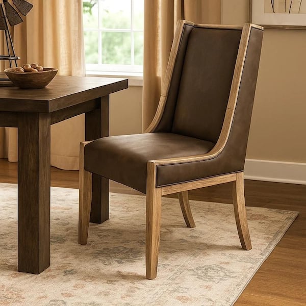 Design Toscano Charles II Walnut Mahogany Side Chair (Set of 2