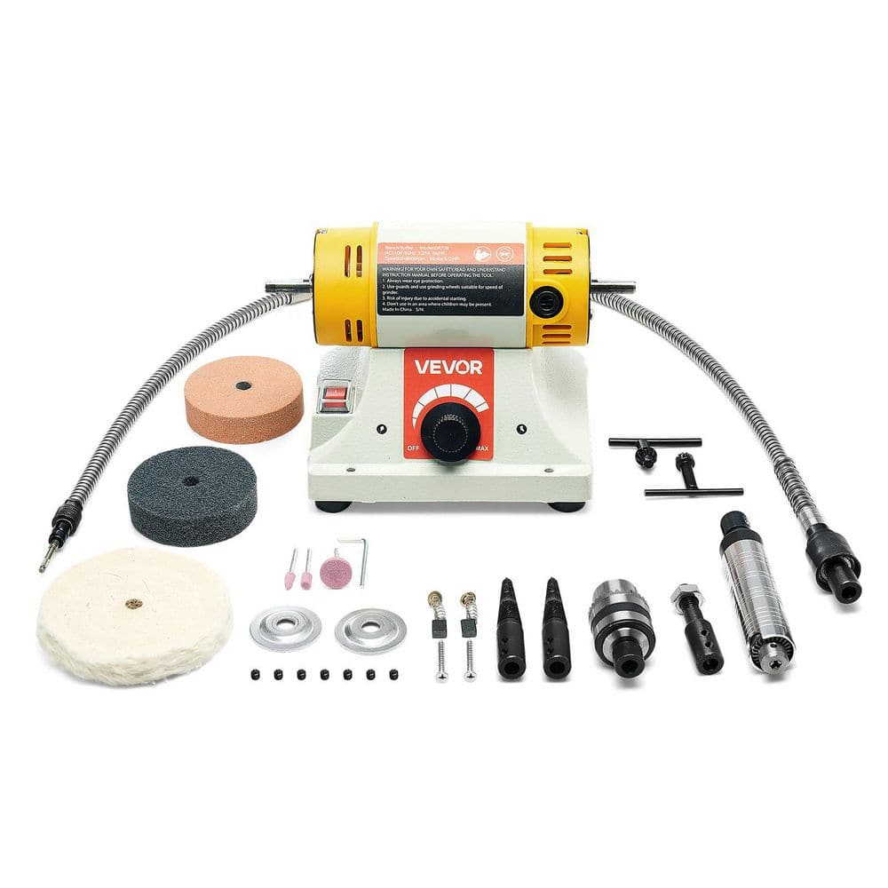 Bench Buffer Polisher, 1/2HP Polishing Buffing Machine, 0 to 8000RPM Benchtop Polisher Grinder with 4 in. Cloth Wheel price history on PriceWatchPro