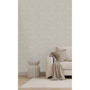 Dove Art Deco Textured Machine Washable 57 sq. ft. Non-Woven Non- Pasted Double Roll Wallpaper