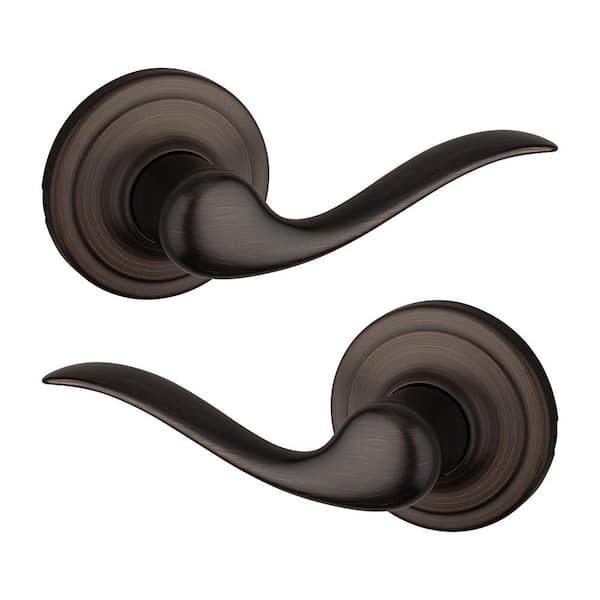 Kwikset Tustin Venetian Bronze Hall/Closet Door Handle with