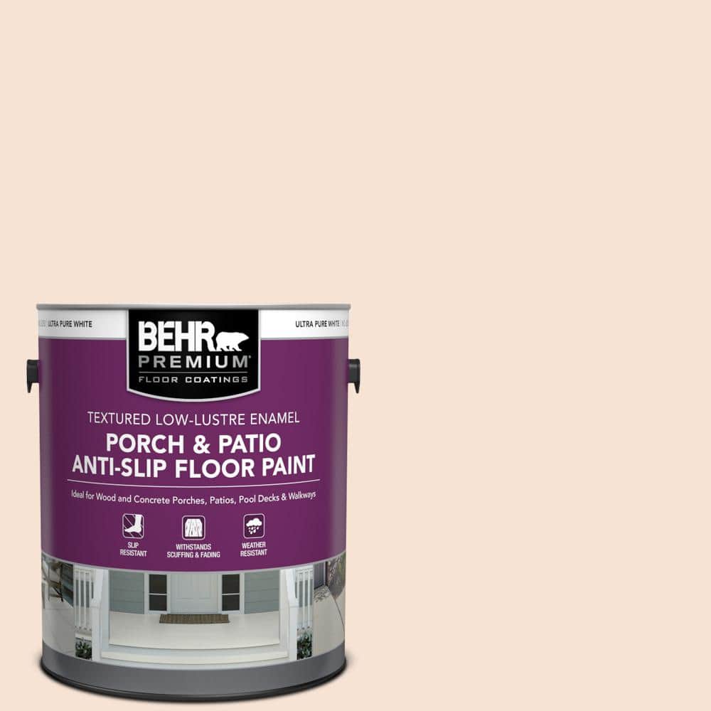 1 gal. #RD-W13 Almond Kiss Textured Low-Lustre Enamel Interior/Exterior Porch and Patio Anti-Slip Floor Paint price history on PriceWatchPro