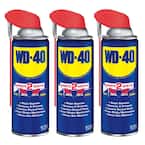 WD-40 12 oz. Original Formula, Multi-Purpose Lubricant Spray with Smart Straw (3-pack)