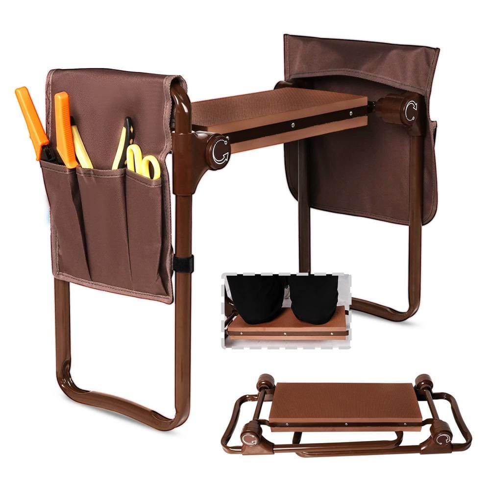 Garden Kneeler and Seat Bench Garden Workseat Folding Gardening Bench Foam 