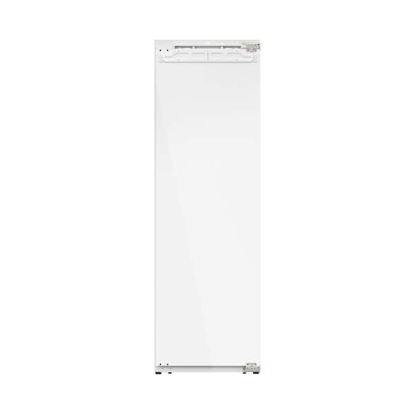 22 in. 10.9 cu. ft. Built-in Panel Ready Freezerless Refrigerator Counter Depth in White Humidity Control Glass Shelves