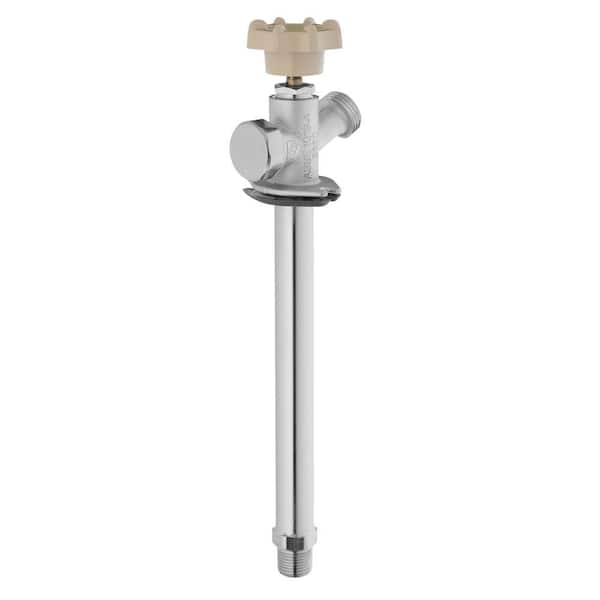 Everbilt 1/2 in. MIP and 1/2 in. SWT x 3/4 in. MHT x 10 in. Brass AntiSiphon Frost Free