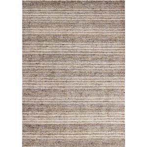 Savannah Taupe 4 ft. x 6 ft. (3'6" x 5'6") Geometric Contemporary Accent Rug