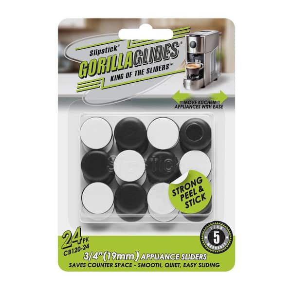 GorillaGlides 3/4" dia. Kitchen Appliance Sliders 24pk
