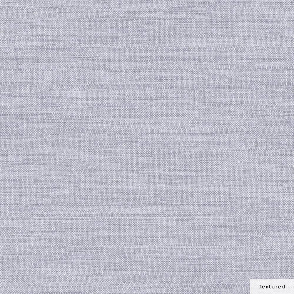 Powder Blue Vinyl Grasscloth Peel and Stick Wallpaper Roll