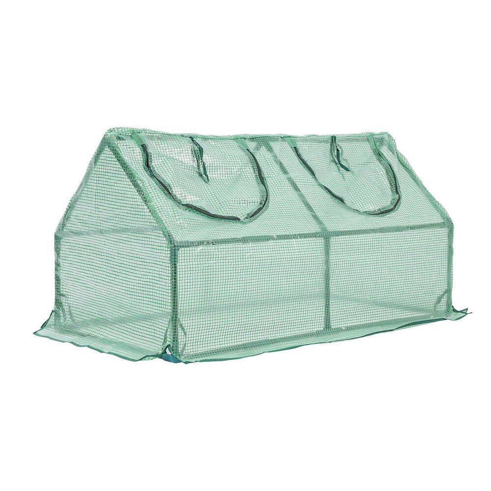 4 ft. W x 2 ft. D x 2 ft. H Portable Mini Greenhouse Kit with Triple-Layer Rooller Up Window price history on PriceWatchPro