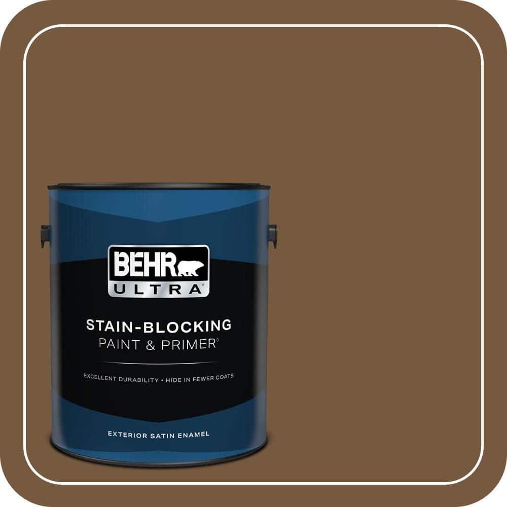 1 gal. #290F-7 Wooden Cabin Satin Enamel Exterior Paint & Primer price history on PriceWatchPro