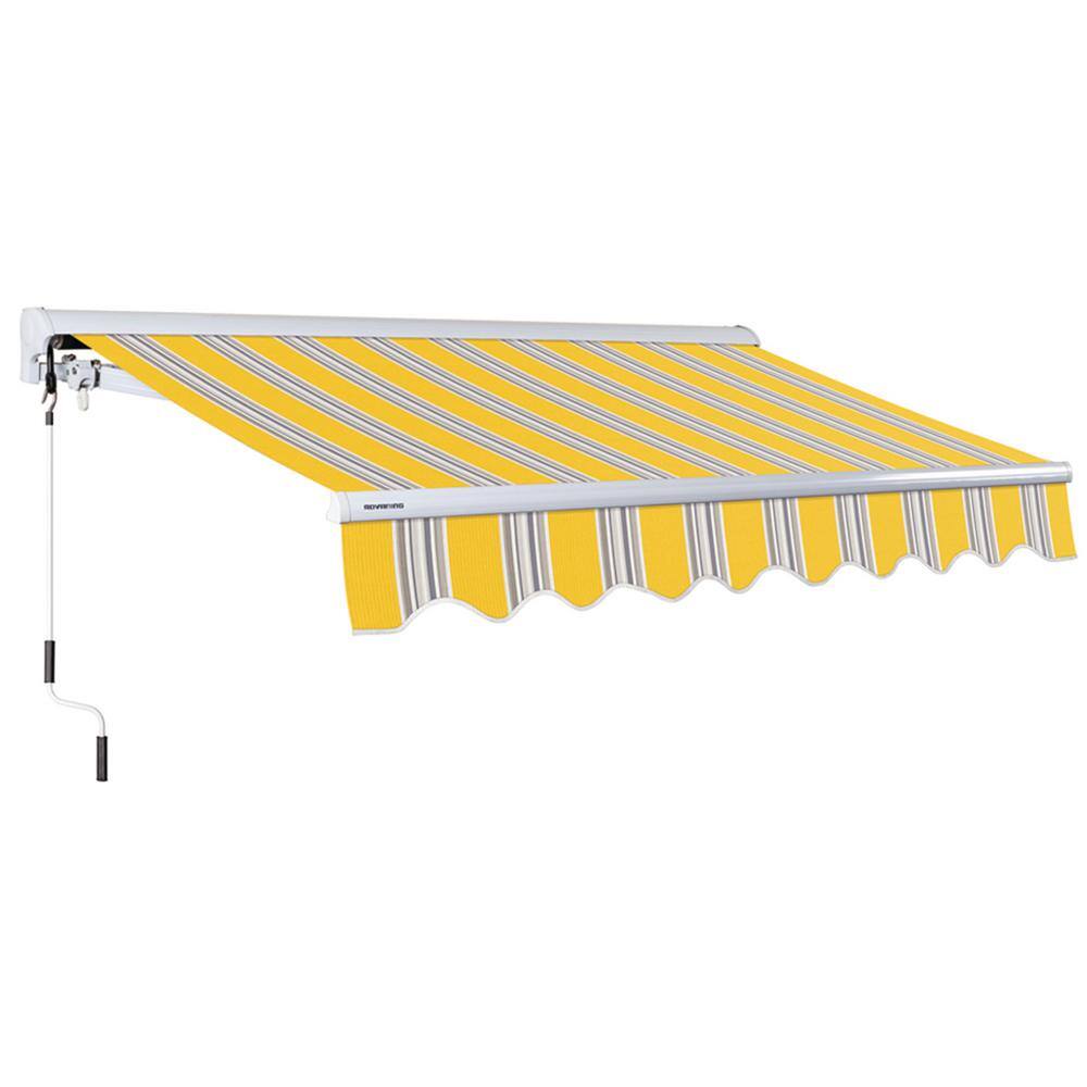 16 ft. Luxury Series Semi-Cassette Electric w/ Remote Retractable Patio Awn