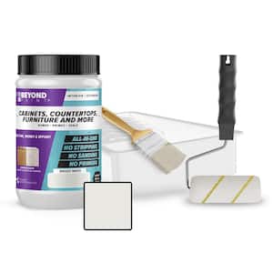1 qt. Bright White Cabinets, Countertops, Furniture and More Multi-Surface All-in-One Interior/Exterior Refinishing Kit