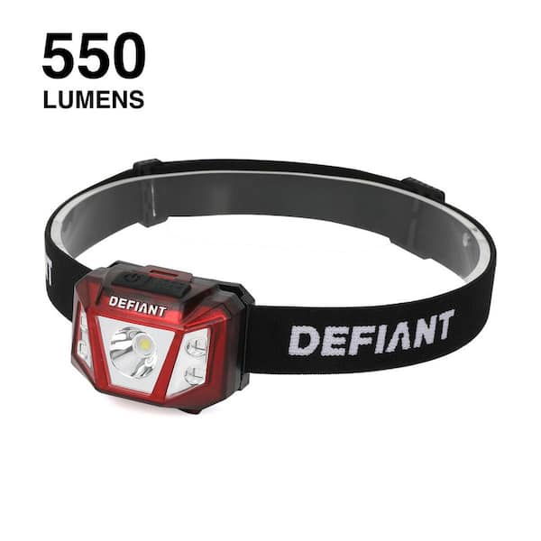 Defiant 550 Lumens Alkaline Headlamp-TH 00542 - The Home Depot