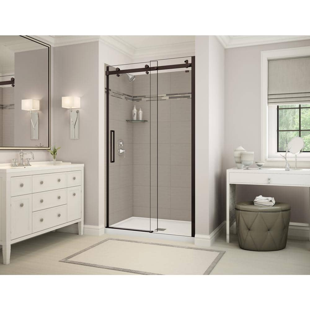 MAAX Utile Origin 32 In. X 48 In. X 83.5 In. Center Drain Alcove Shower ...