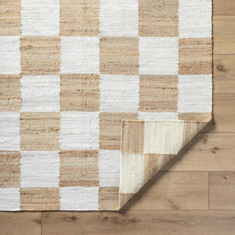 Handmade Gray and Beige Viscose Chenille Rectangular Area Rug