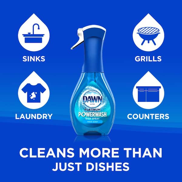  Dawn Platinum Powerwash Dish Spray, Dish Soap Cleaning Spray,  Apple Scent Refill, 16 Fl Oz (Pack of 6) (Packaging may vary), Dish Soap  Spray : Health & Household