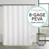 Juliette LaBlanc PEVA 72 in. x 72 in. White Shower Curtain Liner YML008350  - The Home Depot