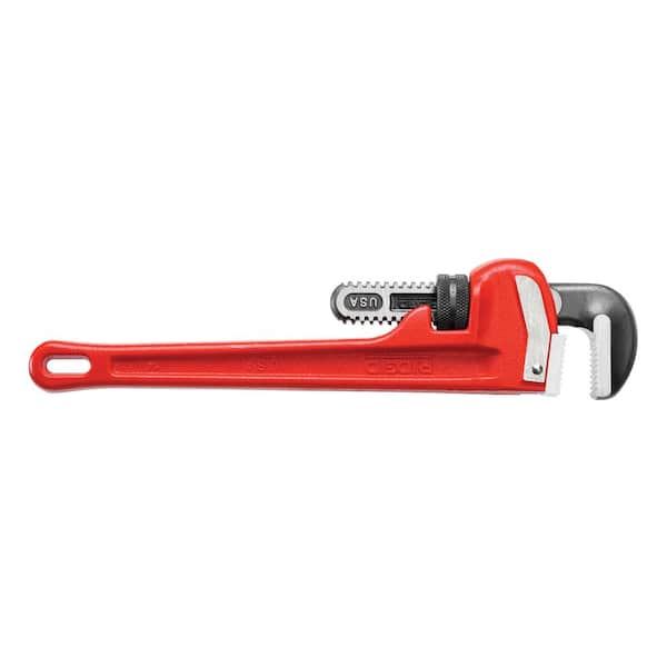 RIDGID 31120 14 Aluminum Offset Pipe Wrench with Narrow Hook Jaw Parallel  to Handle for Tight Spaces and Overhead Applications - Yahoo Shopping