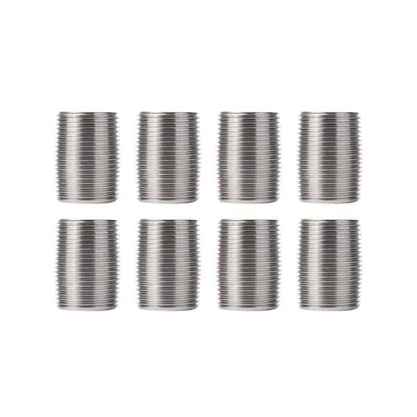 PIPE DECOR 3/4 in. Close Galvanized Steel Nipple (8-Pack)