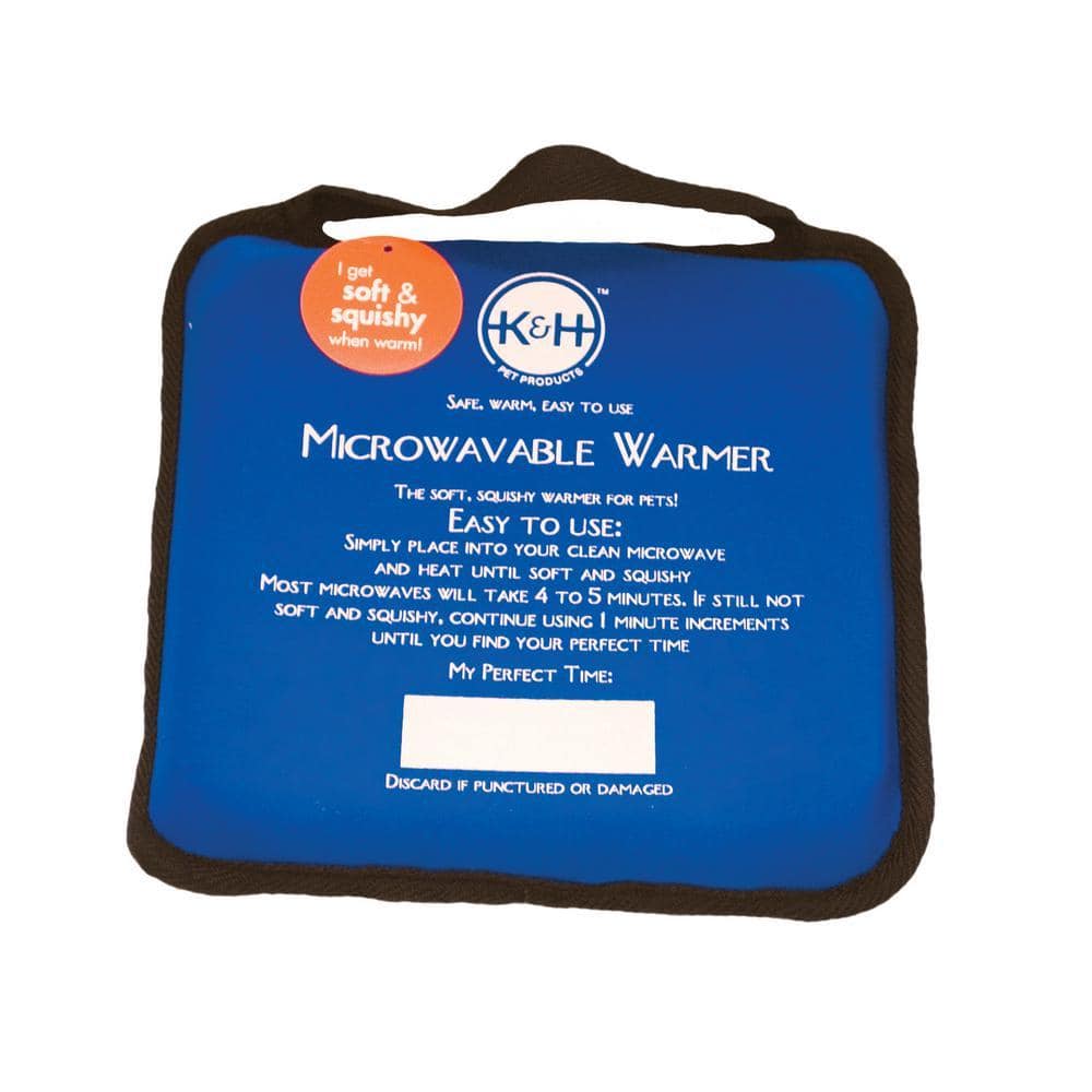 K&H Pet Products Microwavable Medium Blue Pet Bed Warmer 100213049
