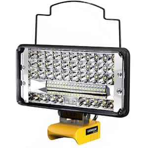 90W 9000 Lumens Cordless LED Work Light for Dewalt 20V Battery with USB and Type-C Charging Port (No Battery)