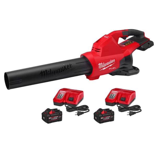 M18 FUEL Dual Battery 145 MPH 600 CFM 18V Lithium-Ion Brushless Cordless Blower w/ (2) M18 FORGE XC8. 0 Starter Kits