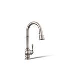 KOHLER Artifacts Single-Handle Pull-Down Sprayer Kitchen Faucet in