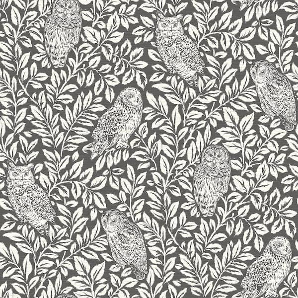 Parliament Brown Owl Paper Strippable Roll (Covers 56.4 sq. ft.)