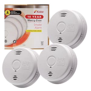 Kidde Code One Hardwired Smoke Detector With Ionization Sensor And 9 Volt Battery Backup 21006378 The Home Depot