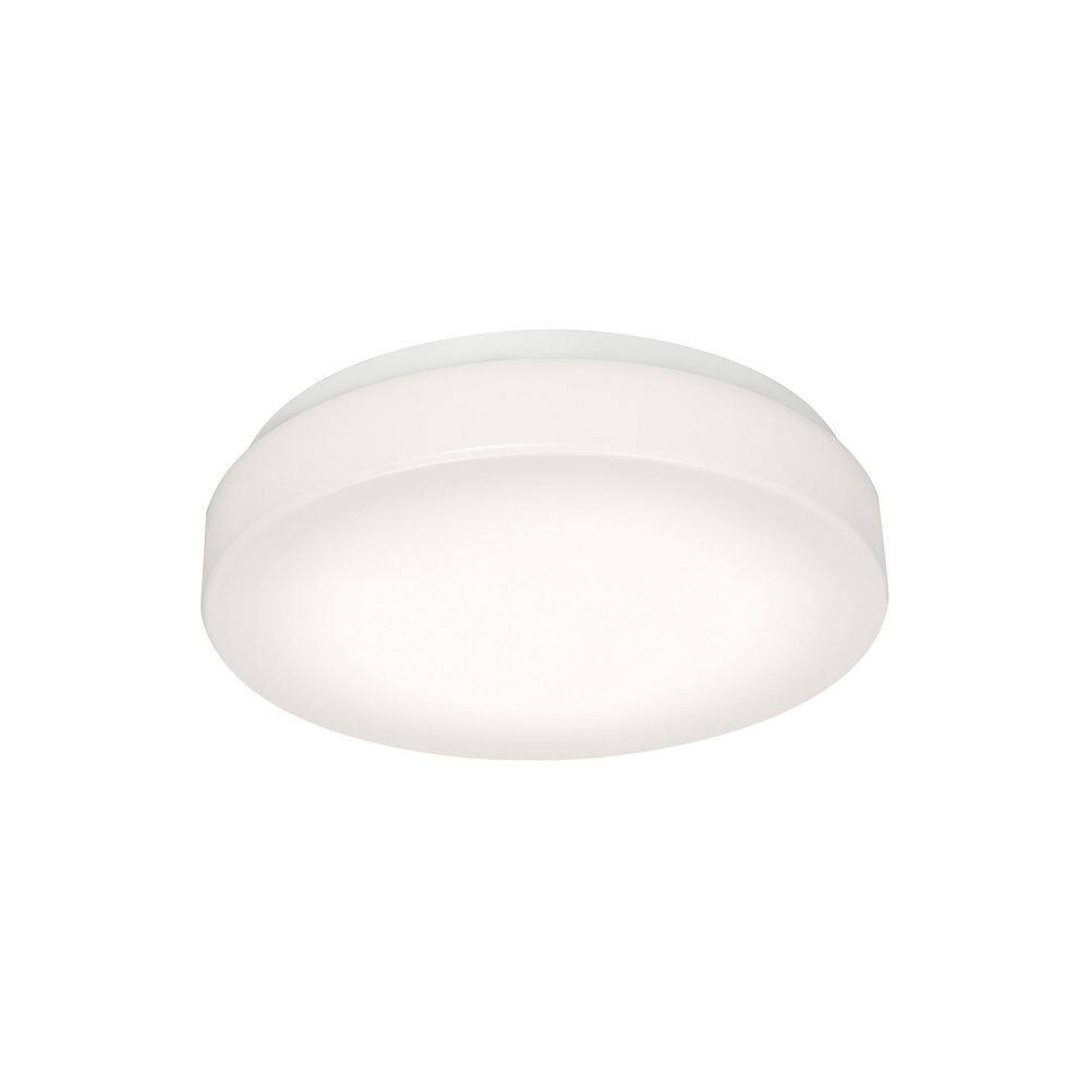 Cirrus 14.0 in. White Integrated LED Flush Mount with White Acrylic Shade price history on PriceWatchPro