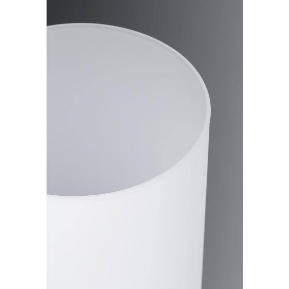 Brushed Nickel 3-Light Pendant with Etched Glass Shade