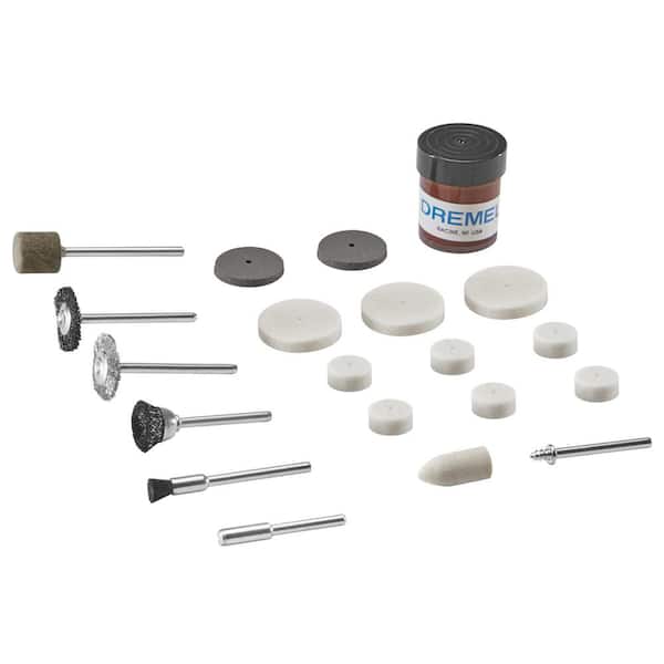 Dremel Cleaning/ Polishing Rotary Tool Accessory Kit (20-Piece) - Gillman  Home Center
